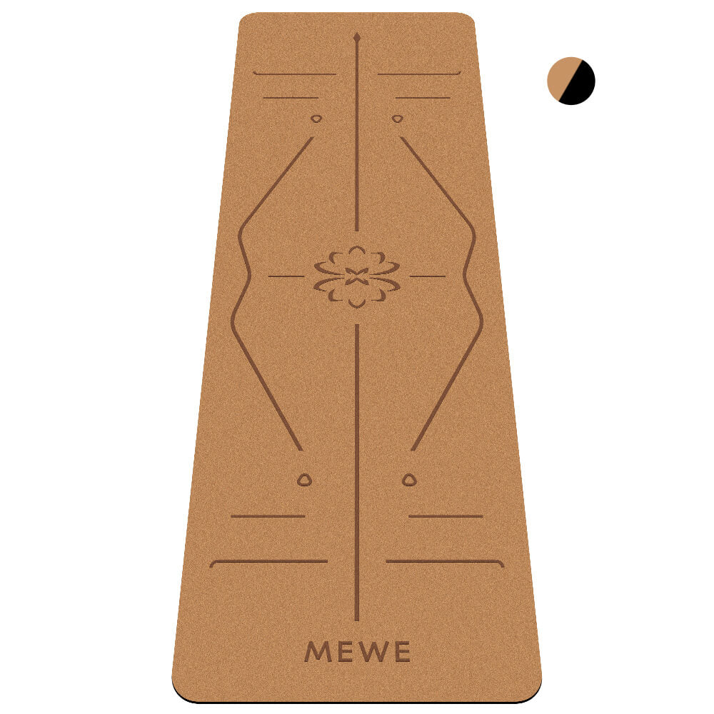 MEWE Eco-friendly Cork Yoga Mat